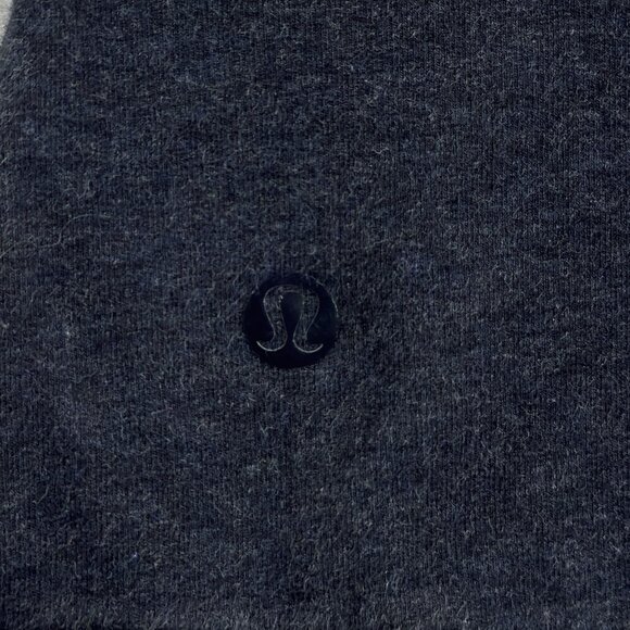 Lululemon Cut Above Hoodie Expression Women’s 8 Heathered Naval Blue Side Slits - Picture 7 of 10